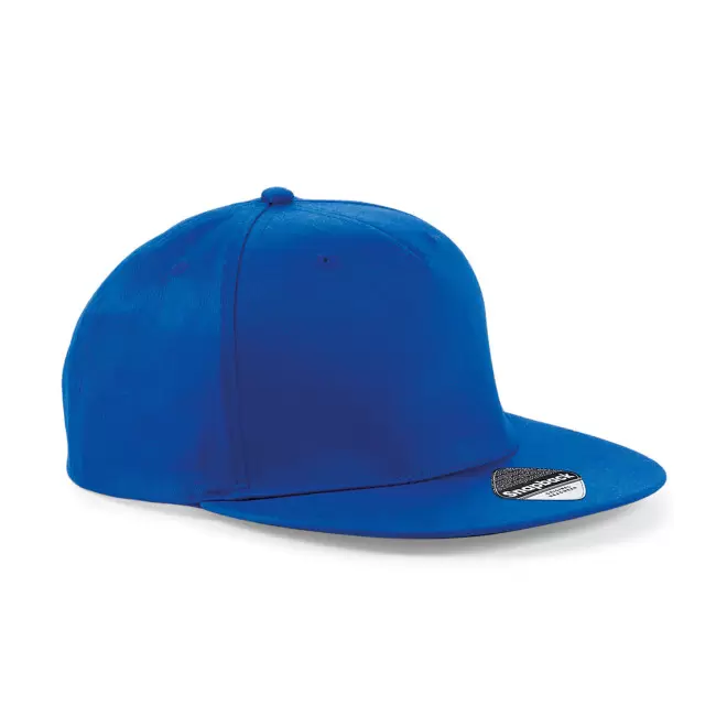 CASQUETTE SNAPBACK PERSONNALISABLE 'FLAT PEAK' - bleu royal