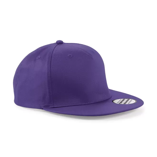 CASQUETTE SNAPBACK PERSONNALISABLE 'FLAT PEAK' - violet