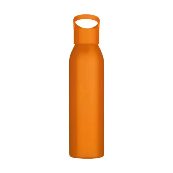 BOUTEILLE PUBLICITAIRE EN ACIER RECYCLE 650ML 'SIMCOE' - orange