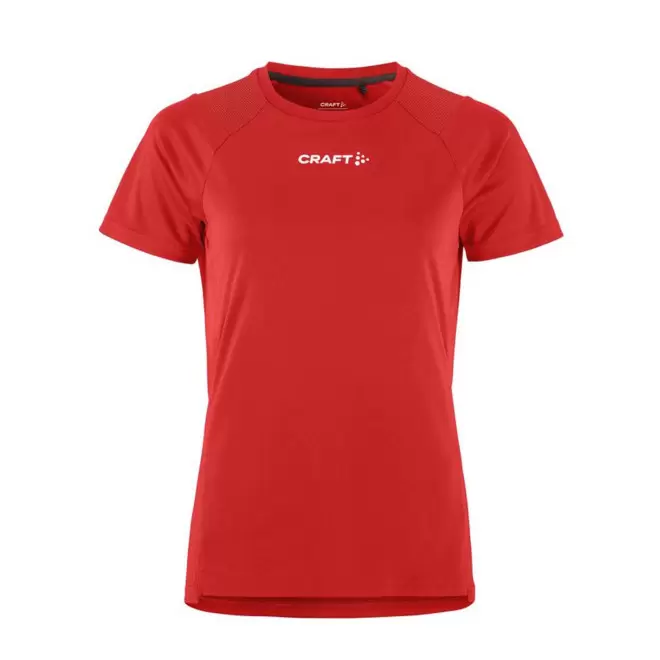 TEE SHIRT SPORT FEMME PERSONNALISABLE 'RUSH 2.0' - rouge