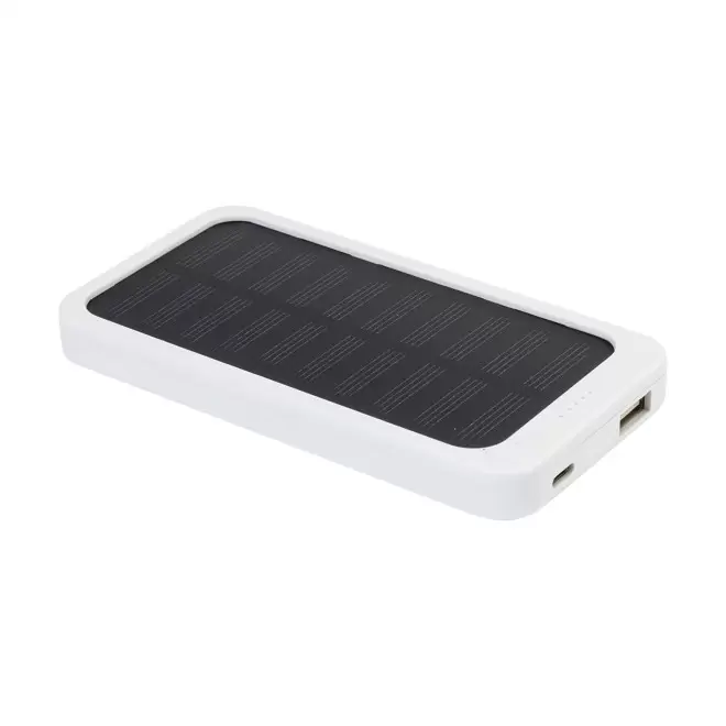 BATTERIE SOLAIRE PUBLICITAIRE 4000 MAH 'ZOLAIR' - blanc