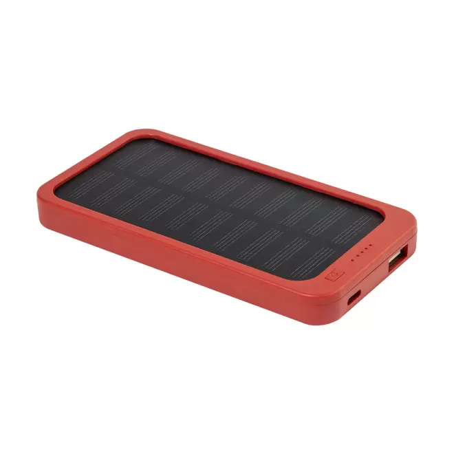 BATTERIE SOLAIRE PUBLICITAIRE 4000 MAH 'ZOLAIR' - rouge