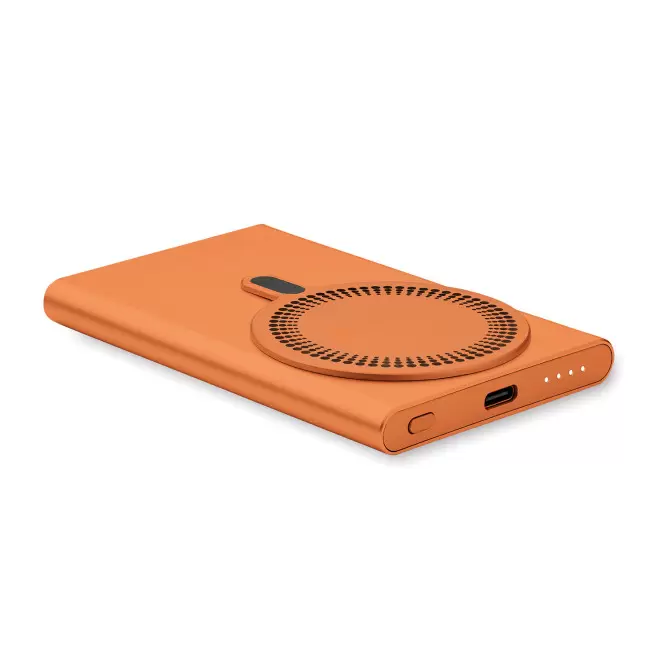 BATTERIE PERSONNALISABLE MAGNETIQUE 5000 MAH 'MAGITI' - orange