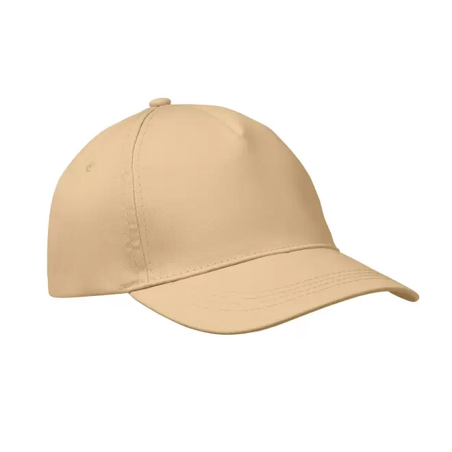 CASQUETTE 5 PANS PERSONNALISABLE 'BUZZ' - sable
