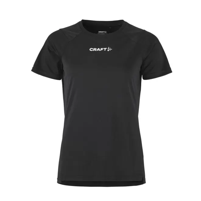TEE SHIRT SPORT FEMME PERSONNALISABLE 'RUSH 2.0' - noir