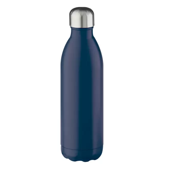 BOUTEILLE ISOTHERME PERSONNALISABLE EN INOX 1L 'ASTRIO' - bleu