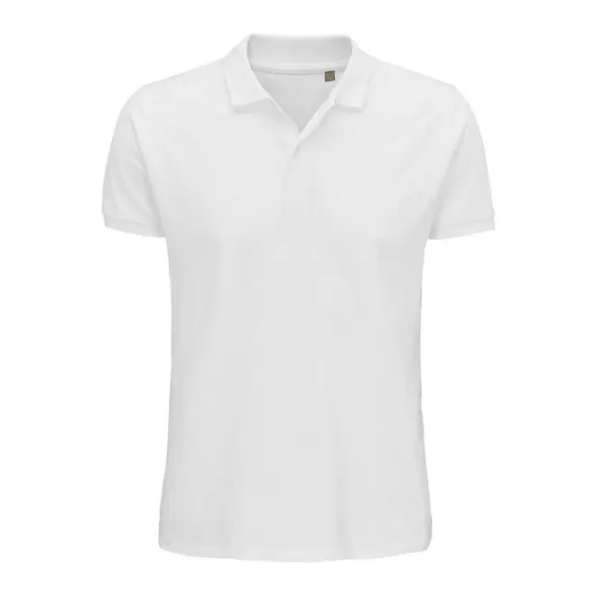 POLO PUBLICITAIRE HOMME BIO 'PLANET' BLANC 170 GR/M² - blanc