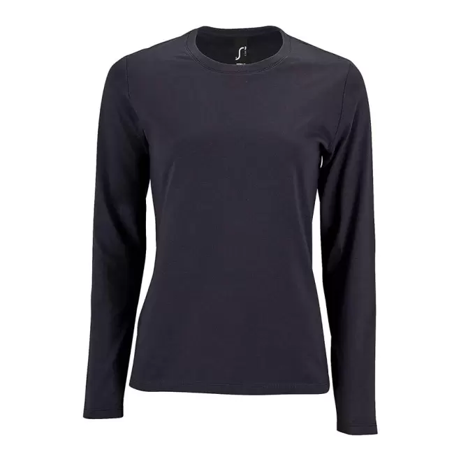 TEE-SHIRT PERSONNALISABLE FEMME ML 'IMPERIAL LSL' - gris souris
