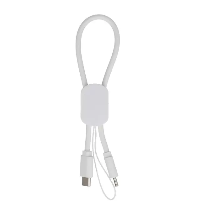 CABLE MINI 60W PERSONNALISABLE 'PITIO' - blanc