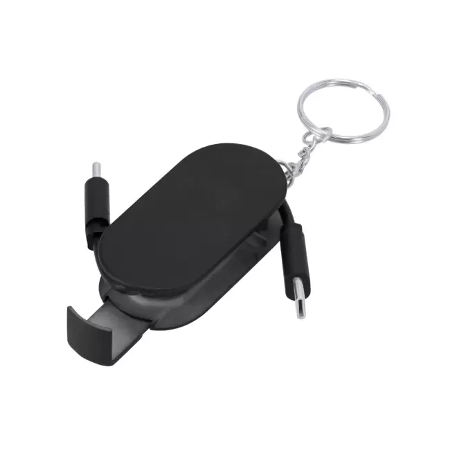 CABLE SUPPORT TELEPHONE PERSONNALISABLE 'SUTRIO' - noir