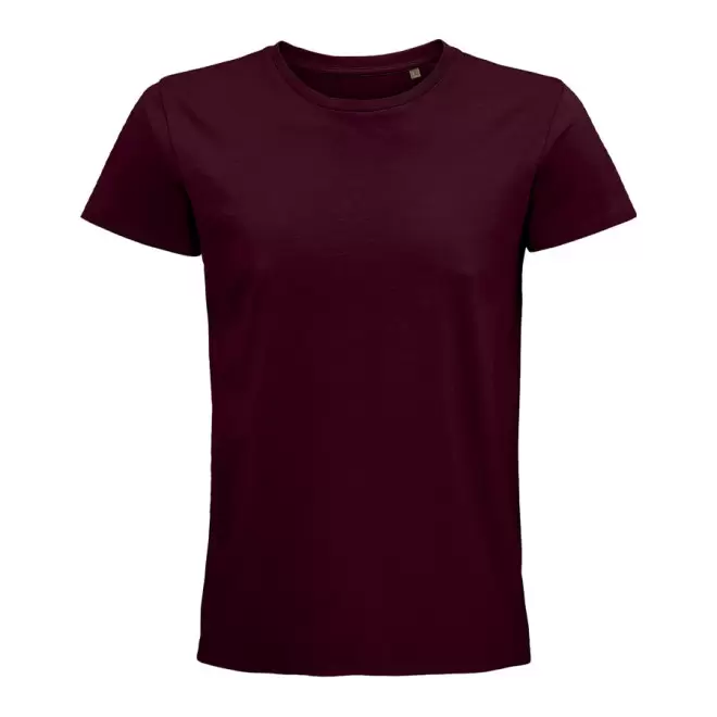 TEE-SHIRT PUBLICITAIRE HOMME BIO COLORE 'PIONEER' 175 GR/M² - bordeaux