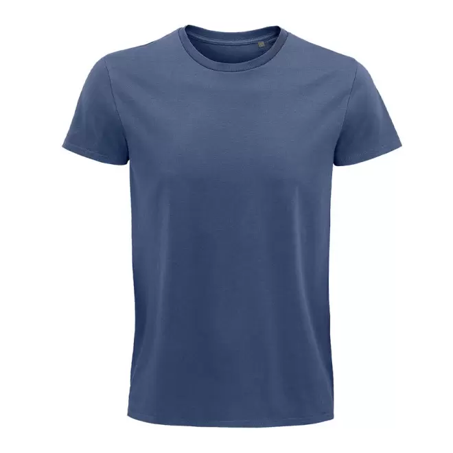 TEE-SHIRT PUBLICITAIRE HOMME BIO COLORE 'PIONEER' 175 GR/M² - denim