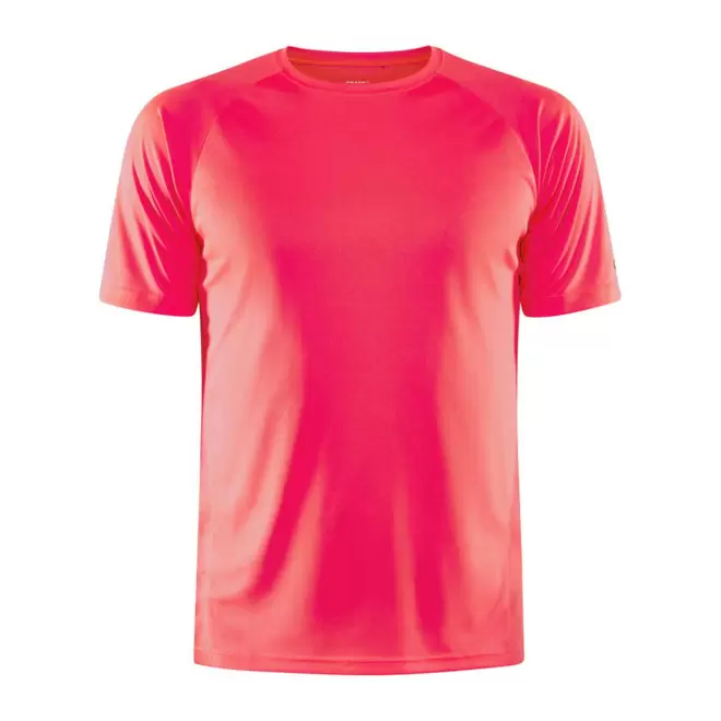 TEE SHIRT SPORT HOMME PERSONNALISABLE 'CORE UNIFY' - rose