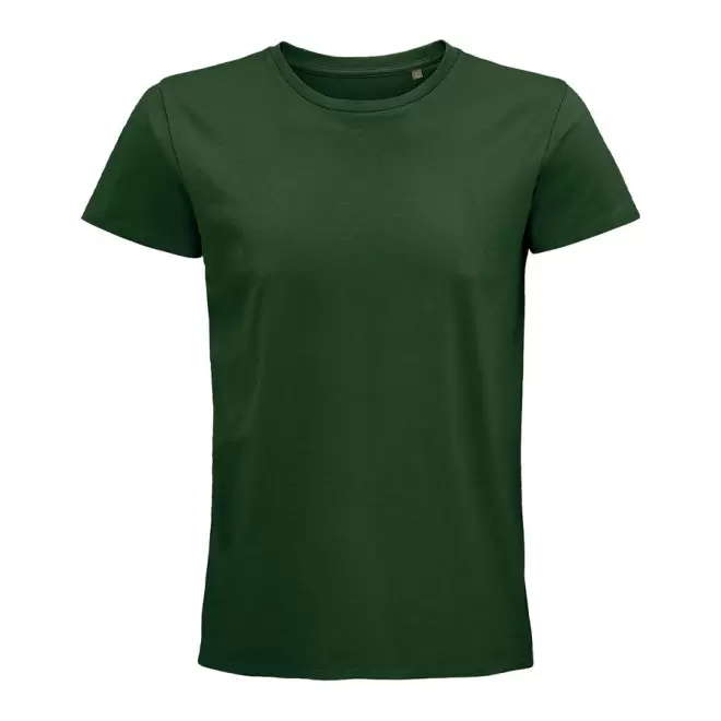 TEE-SHIRT PUBLICITAIRE HOMME BIO COLORE 'PIONEER' 175 GR/M² - vert bouteille