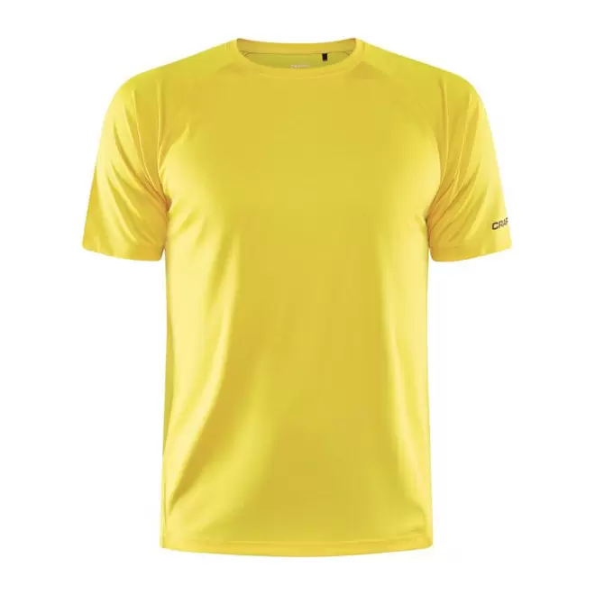 TEE SHIRT SPORT HOMME PERSONNALISABLE 'CORE UNIFY' - jaune
