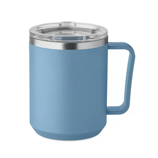 MUG NOMADE 400ML PERSONNALISABLE 'TOODI POIGNEE RECYCLE' - bleu petrole