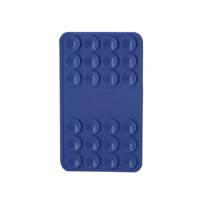 SUPPORT TELEPHONE VENTOUSE PERSONNALISABLE 'PATOUCHE' - bleu marine