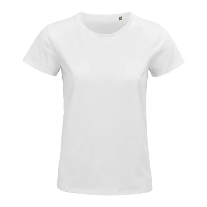 TEE-SHIRT PUBLICITAIRE FEMME BIO BLANC 'PIONEER' 175 GR/M² - blanc