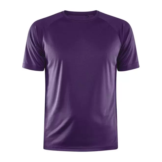 TEE SHIRT SPORT HOMME PERSONNALISABLE 'CORE UNIFY' - violet