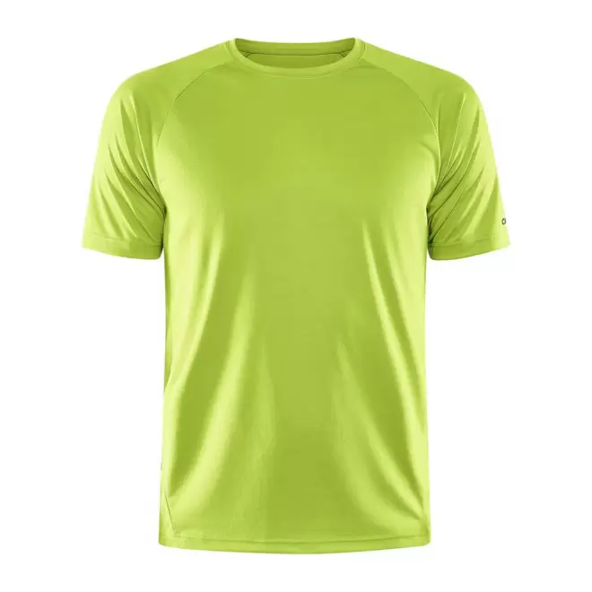 TEE SHIRT SPORT HOMME PERSONNALISABLE 'CORE UNIFY' - jaune fluo