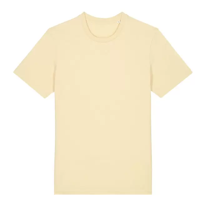 TEE-SHIRT PERSONNALISABLE MIXTE COULEUR 'CRAFTER' - jaune pastel