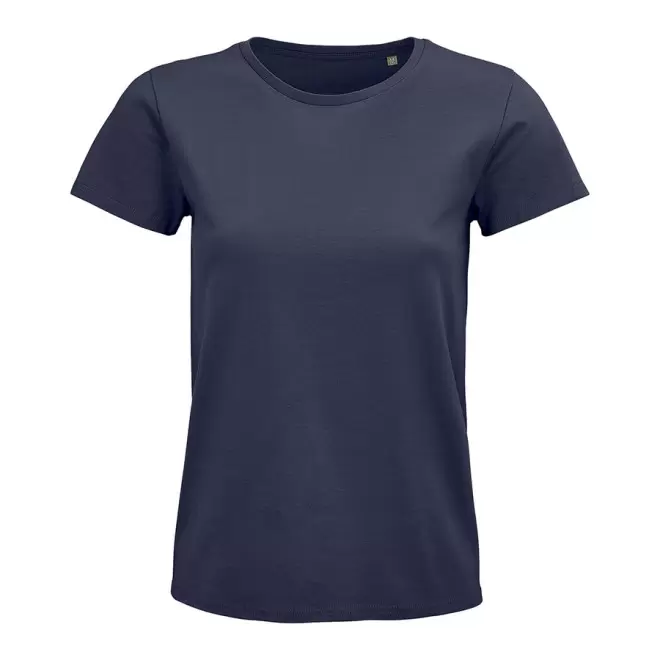 TEE-SHIRT PUBLICITAIRE FEMME BIO COLORE 'PIONEER' 175 GR/M² - gris souris