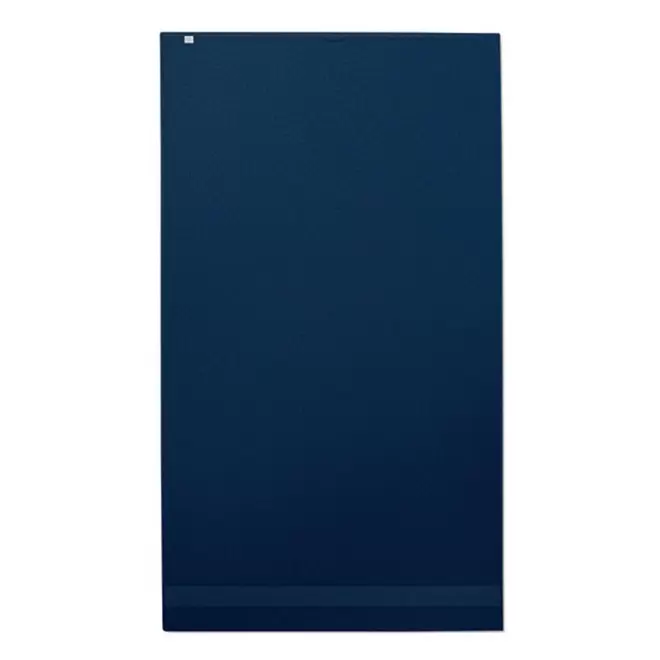 SERVIETTE EPONGE PERSONNALISABLE 'ISLAND BIO 100x180' - bleu marine