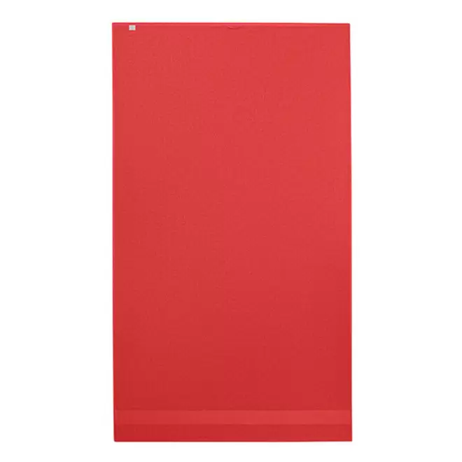 SERVIETTE EPONGE PERSONNALISABLE 'ISLAND BIO 100x180' - rouge