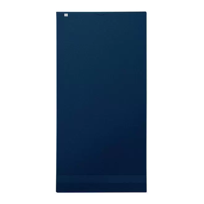SERVIETTE EPONGE PERSONNALISABLE 'ISLAND BIO 70x140' - bleu marine