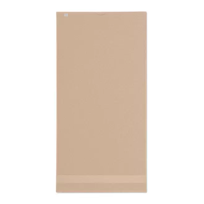 SERVIETTE EPONGE PERSONNALISABLE 'ISLAND BIO 70x140' - ivoire