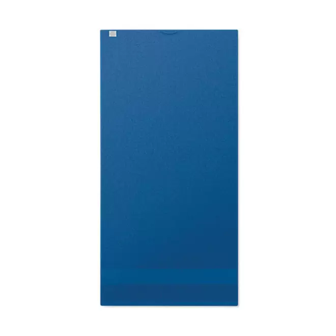 SERVIETTE EPONGE PERSONNALISABLE 'ISLAND BIO 50x100' - bleu royal