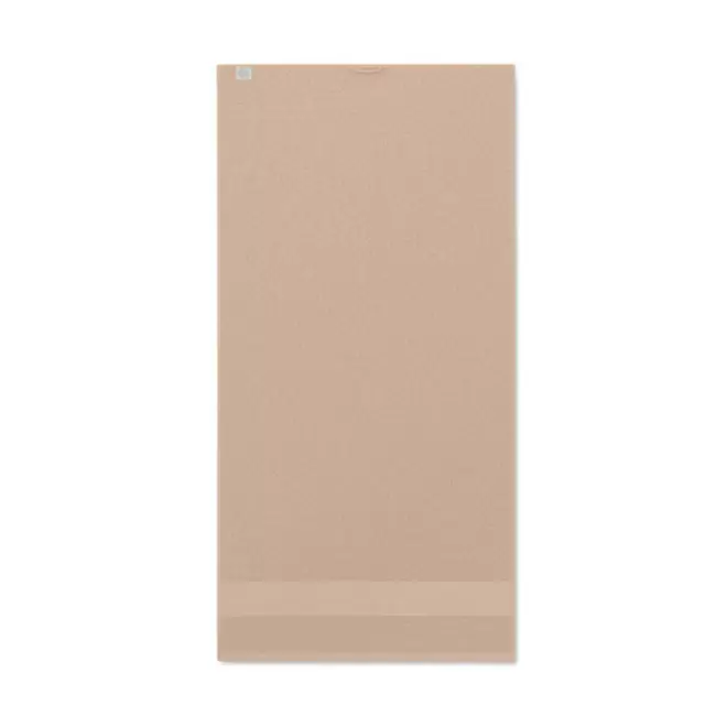 SERVIETTE EPONGE PERSONNALISABLE 'ISLAND BIO 50x100' - ivoire