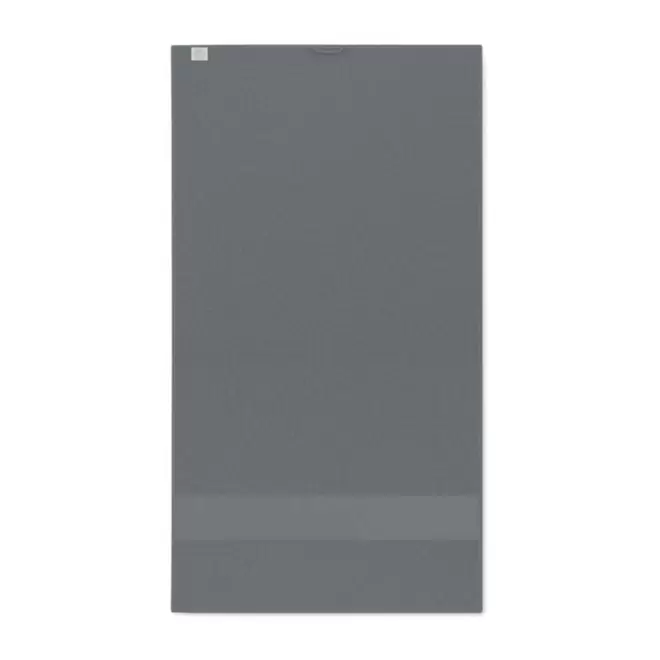 SERVIETTE EPONGE PERSONNALISABLE 'ISLAND BIO 30x50' - gris