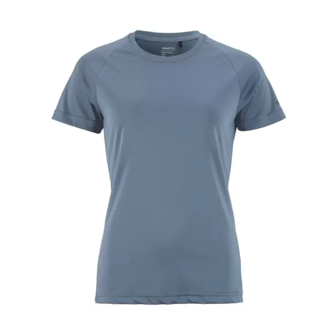 TEE SHIRT SPORT FEMME PERSONNALISE 'CORE UNIFY' - bleu gris