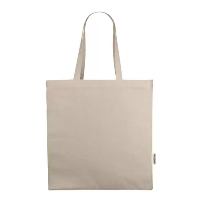 SAC COTON SOUFFLET RECYCLE PERSONNALISABLE 'FABIO RECYCLE' - naturel