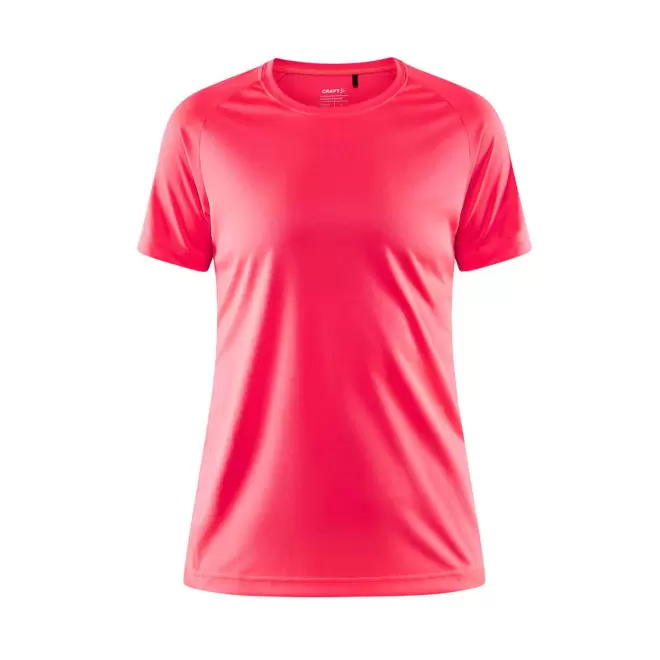 TEE SHIRT SPORT FEMME PERSONNALISE 'CORE UNIFY' - rose