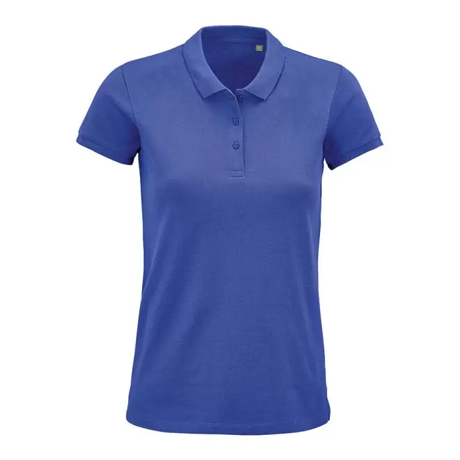 POLO PUBLICITAIRE FEMME BIO 'PLANET' COULEUR 170 GR/M² - royal
