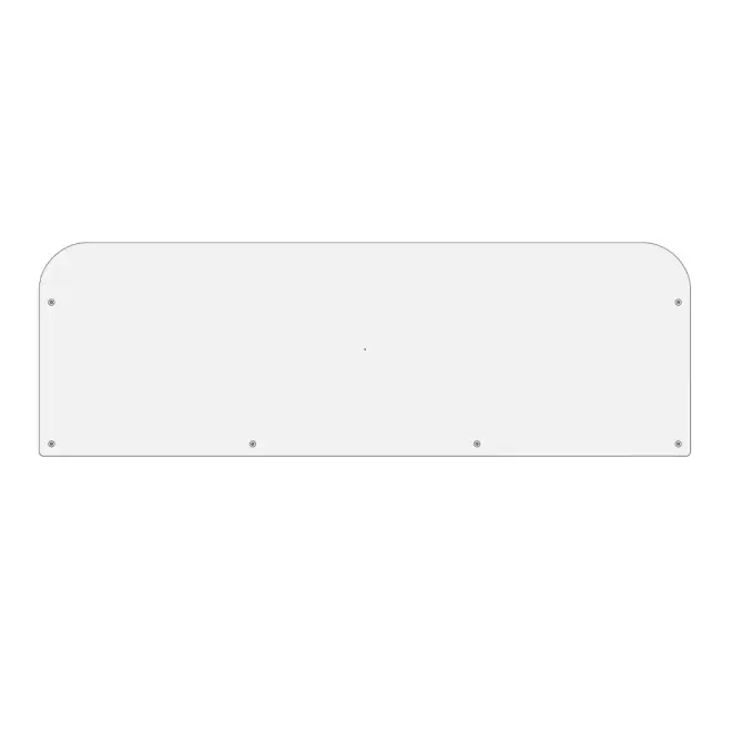 HABILLAGE POUR BARRIERE PERSONNALISABLE 'VAUBAN DOUBLE 4J' - blanc 250x110cm