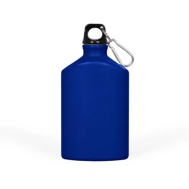 GOURDE MOUSQUETON ALU PERSONNALISABLE 500ML 'BINKA' - bleu