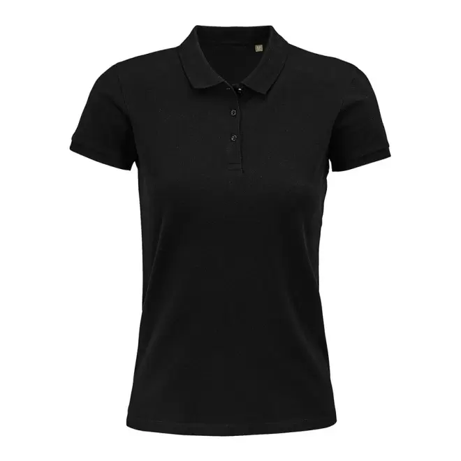 POLO PUBLICITAIRE FEMME BIO 'PLANET' COULEUR 170 GR/M² - noir