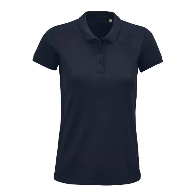 POLO PUBLICITAIRE FEMME BIO 'PLANET' COULEUR 170 GR/M² - marine
