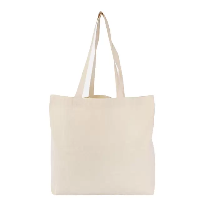 CABAS EN COTON PERSONNALISABLE 230 GR MIE 'SANTIAGO' - écru