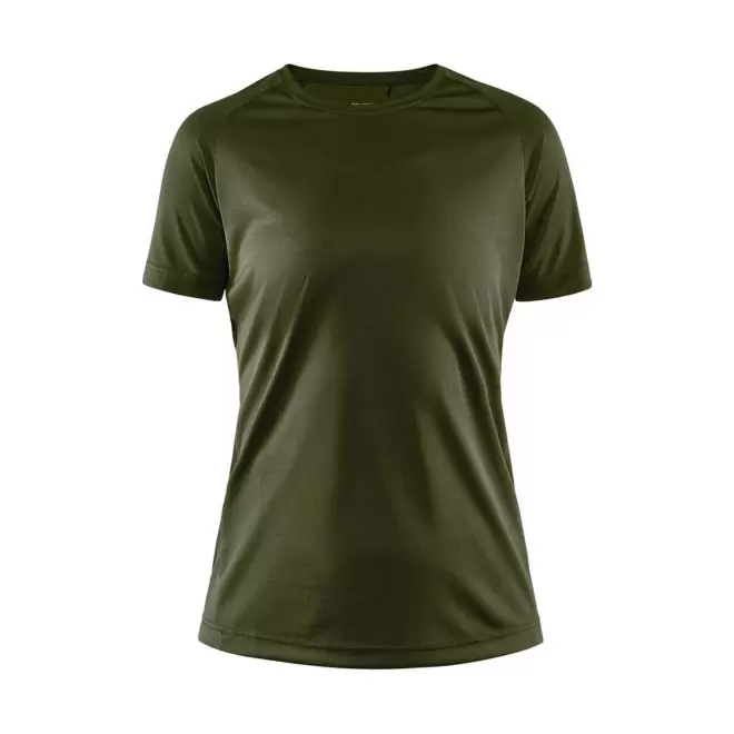 TEE SHIRT SPORT FEMME PERSONNALISE 'CORE UNIFY' - vert foncé