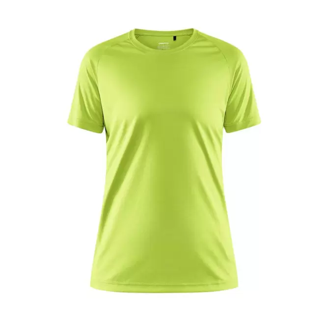 TEE SHIRT SPORT FEMME PERSONNALISE 'CORE UNIFY' - jaune fluo