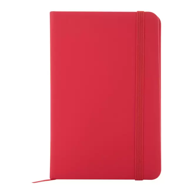 CARNET A6 EN PU RECYCLE PERSONNALISABLE 'LUGGATE' - rouge