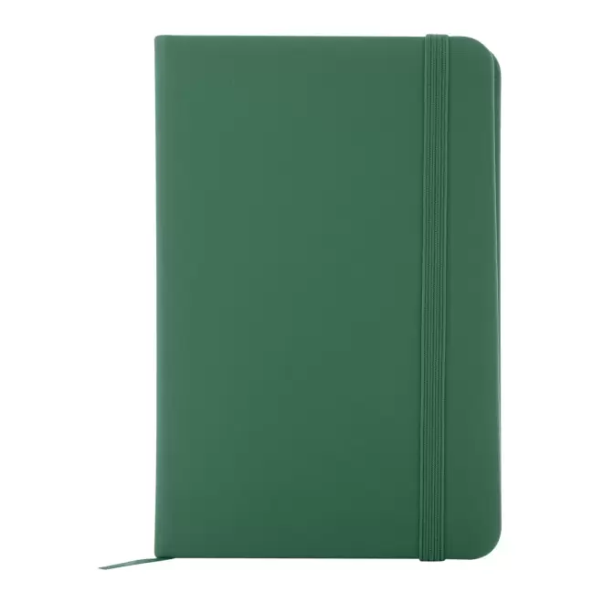 CARNET A6 EN PU RECYCLE PERSONNALISABLE 'LUGGATE' - vert