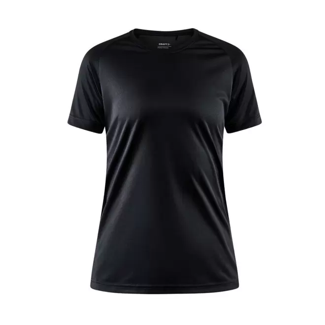 TEE SHIRT SPORT FEMME PERSONNALISE 'CORE UNIFY' - noir