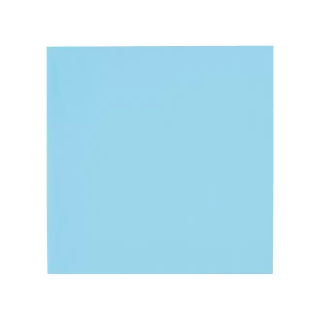 SERVIETTE COCKTAIL PERSONNALISEE 25X25 'NAPKIN COLOR' - bleu clair