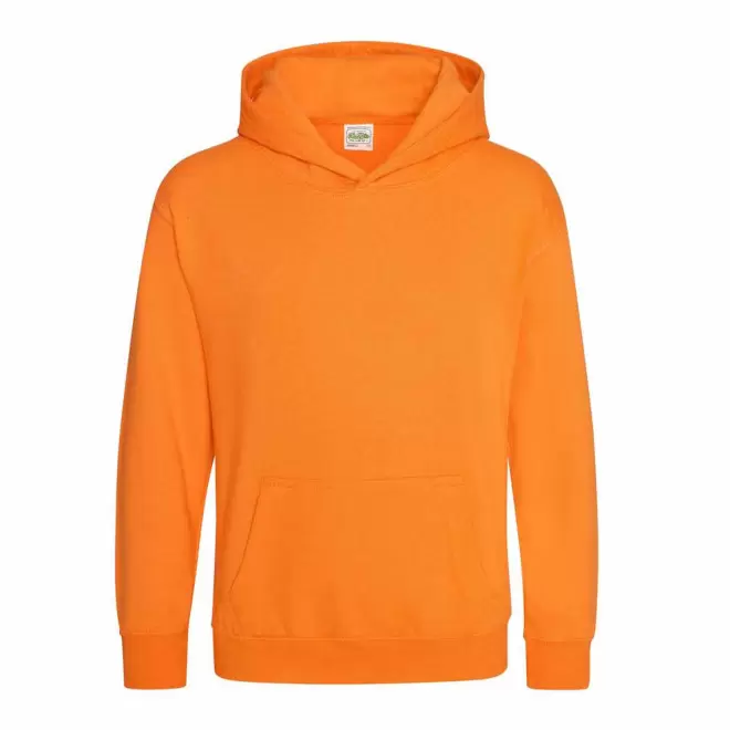 SWEAT-SHIRT PERSONNALISABLE KIDS CAPUCHE 'HOODIE' - orange