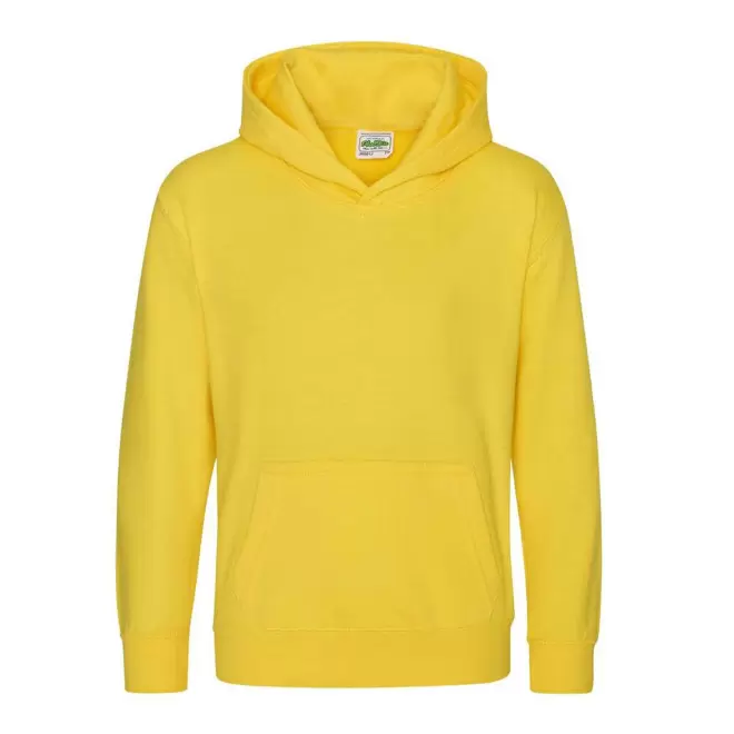 SWEAT-SHIRT PERSONNALISABLE KIDS CAPUCHE 'HOODIE' - jaune